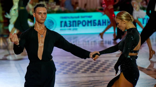 Moskva Ryssland 2021 Latinamerikansk Dans — Stockfoto