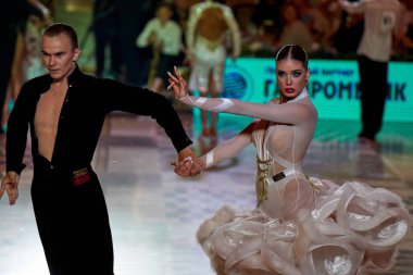 Moskova, Rusya - 17.07.2021: Latin Amerika Dans Dünya Kupası