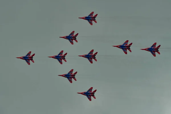 Zhukovsky Moscow Region Russia 2021 Performance Aerobatic Teams Maks — ストック写真