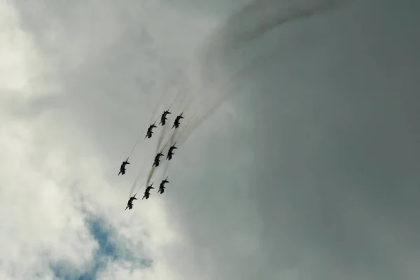 Zhukovsky Moscow Region Russia 2021 Performance Aerobatic Teams Maks — Stockfoto