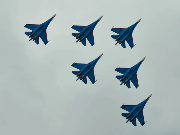 Zhukovsky Moscow Region Russia 2021 Performance Aerobatic Teams Maks — ストック写真