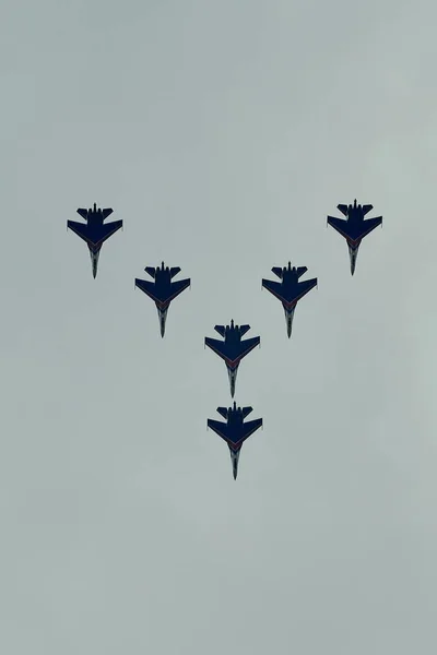 Zhukovsky Moscow Region Russia 2021 Performance Aerobatic Teams Maks — ストック写真