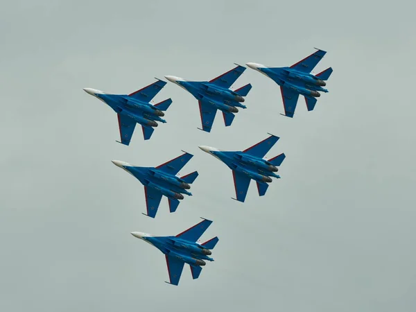 Zhukovsky Moscow Region Russia 2021 Performance Aerobatic Teams Maks — Foto de Stock