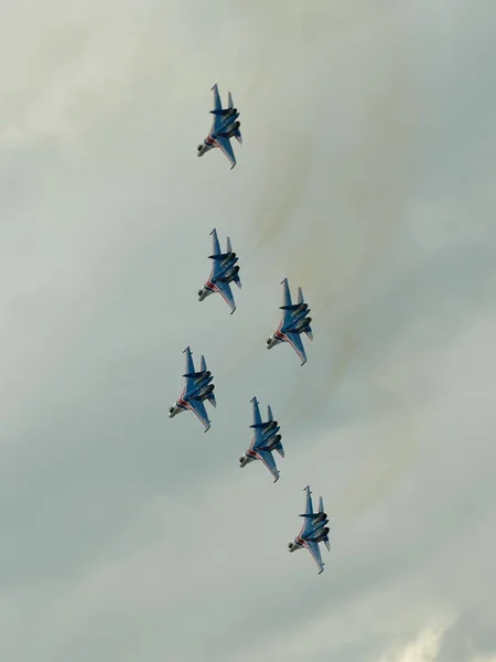 Zhukovsky Moscow Region Russia 2021 Performance Aerobatic Teams Maks — Foto de Stock