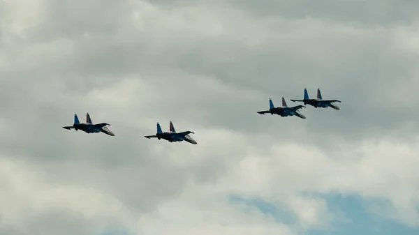 Zhukovsky Moscow Region Russia 2021 Performance Aerobatic Teams Maks — Stock Photo, Image