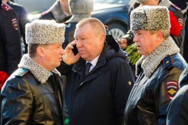 Moskova, Rusya - 20.03.2018 Rus Muhafız Generalinin cenazesi
