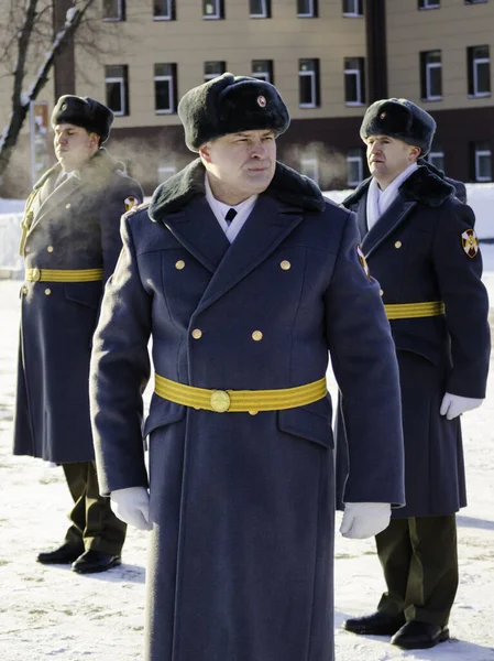 Moscou Rússia 2018 Comandante Guarda Nacional Russiom General Igor Golloyev — Fotografia de Stock