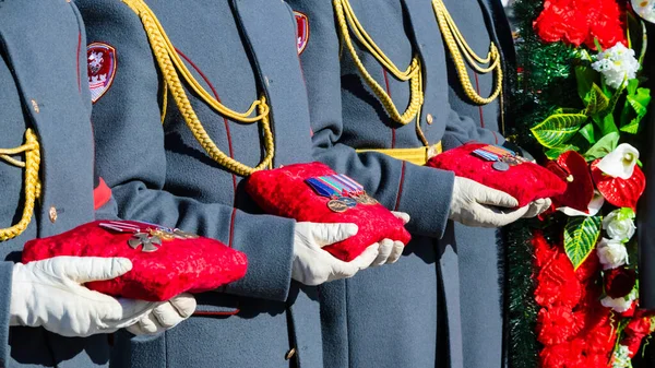 Москва Росія 2018 Похорон Генерала Російської Гвардії — стокове фото