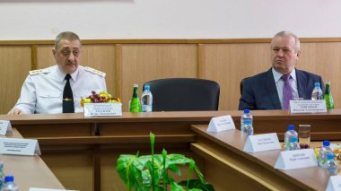 Moskova, Rusya - 24.03.2018: Moskova 'daki Rus Ulusal Muhafız Birlikleri Günü kutlamaları