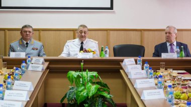 Moskova, Rusya - 24.03.2018: Moskova 'daki Rus Ulusal Muhafız Birlikleri Günü kutlamaları