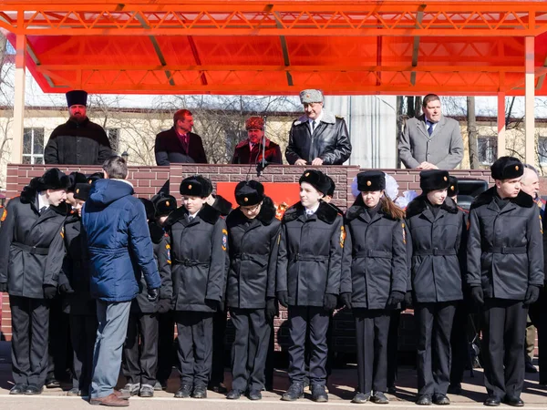 Mosca Russia 2018 Celebrazioni Nella Giornata Delle Truppe Della Guardia — Foto Stock