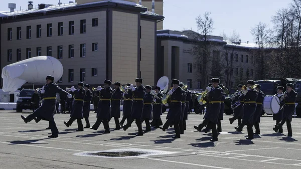 Москва Росія 2018 Святкування Дня Російських Військ Національної Гвардії Москві — стокове фото