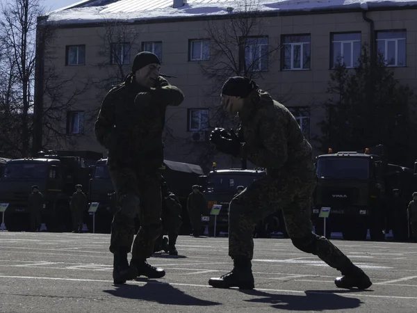 Mosca Russia 2018 Celebrazioni Nella Giornata Delle Truppe Della Guardia — Foto Stock