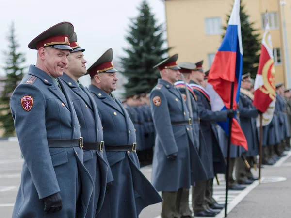 Tradiční Každoroční Den Památky Padlých Válek Brigády Sofrinskaya — Stock fotografie