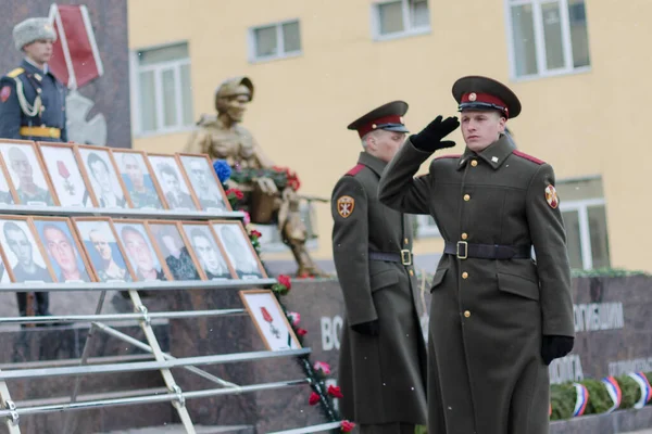 Traditional Annual Day Remembrance Fallen Wariors Sofrinskaya Brigade — Stock Photo, Image