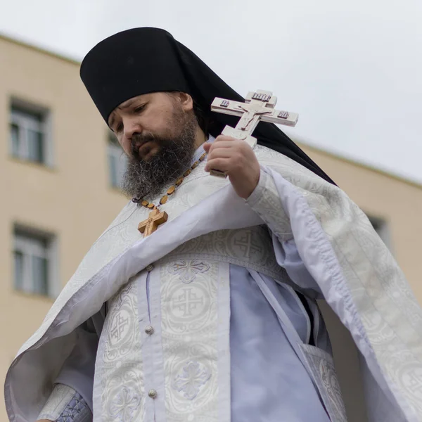 Traditionele Jaarlijkse Herdenkingsdag Van Gevallen Wachters Van Sofrinskaya Brigade — Stockfoto