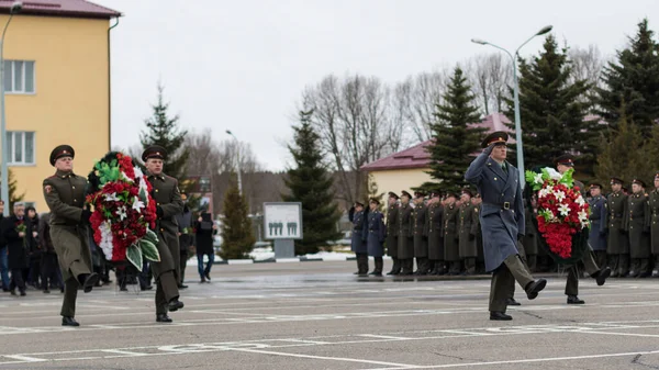 ソフリンスカヤ旅団の崩壊した戦士の追悼の伝統的な毎年の日 — ストック写真