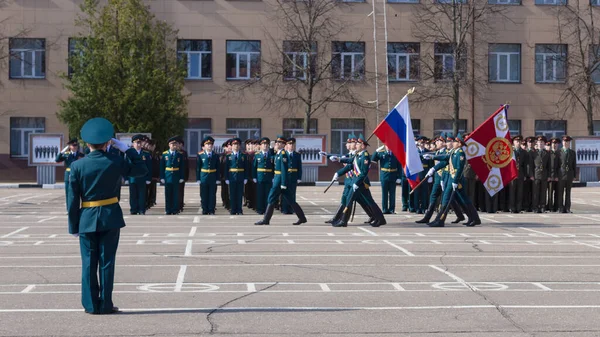 Moscú Rusia 2018 Celebración Del Centenario Del Regimiento Apoyo Gestión —  Fotos de Stock