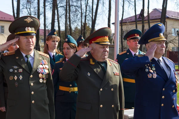 Mosca Russia 2018 Celebrazione Del Centenario Del Reggimento Supporto Alla — Foto Stock