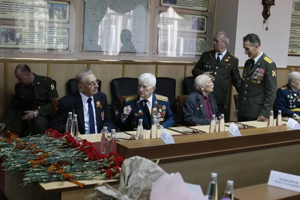 Moskova Rusya 2018 Rus Muhafızlarının Merkez Bölgesi Komutanlığı Zafer Yıldönümünden — Stok fotoğraf