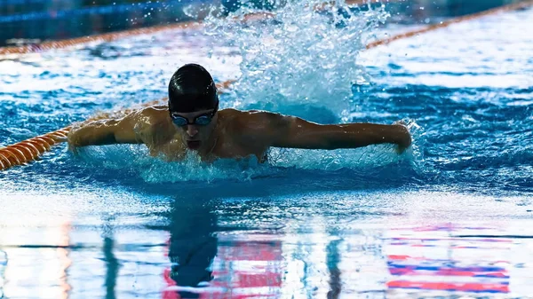 Москва Росія 2018 Всеросійські Змагання Плавання Спортивного Співтовариства Динамо — стокове фото