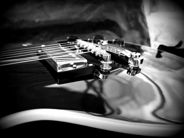 Close-up de Les Paul guitarra — Fotografia de Stock