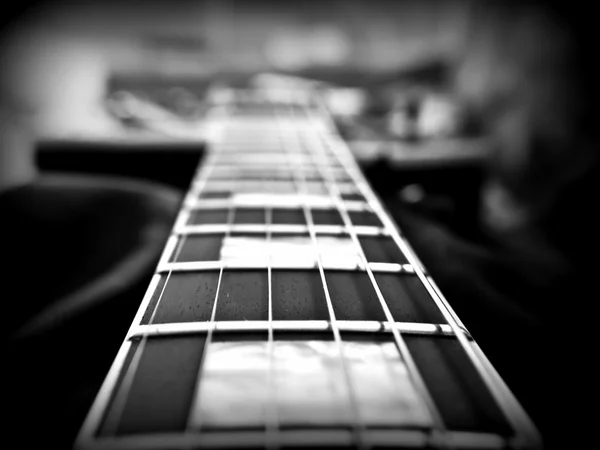 Close-up de Les Paul guitarra — Fotografia de Stock