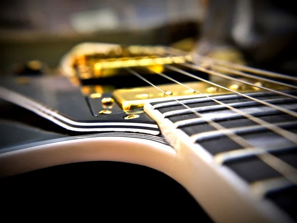 Close-up de Les Paul guitarra — Fotografia de Stock