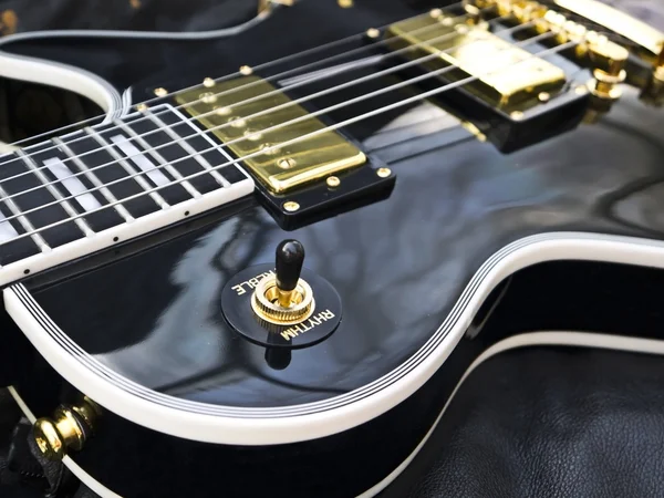 Close-up de Les Paul guitarra — Fotografia de Stock