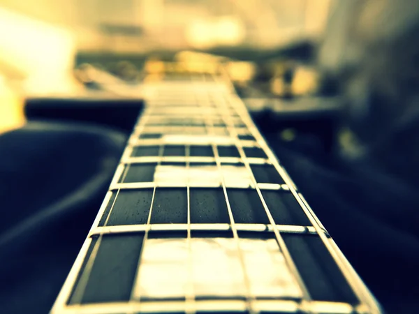 Close-up de Les Paul guitarra — Fotografia de Stock