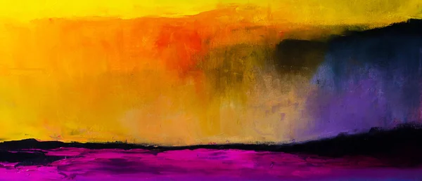 Kolorowe Abstrakcyjne malarstwo olejowe tła. Olej na płótnie tekstury — Zdjęcie stockowe
