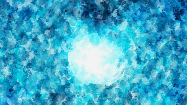 Aquarell Abstraktion Hintergrund Spritzer Und Flecken Sind Blautöne Beschaffenheit Des — Stockfoto