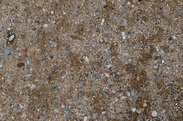 Textura Fundo Areia Construção Com Pedras Vista Superior — Fotografia de Stock