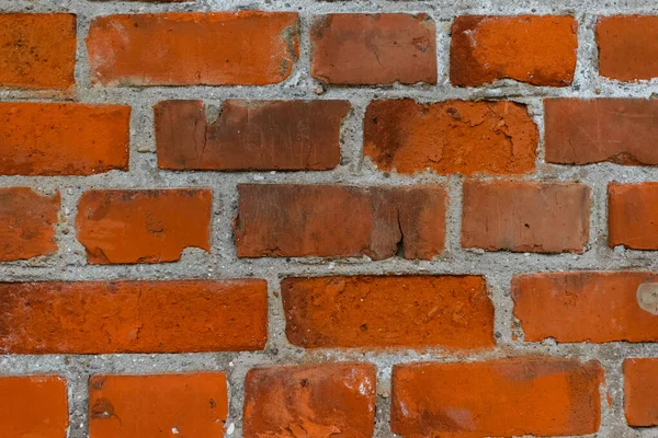 Red Brick Wall Texture Background Brick Backing Close — Stock Photo, Image