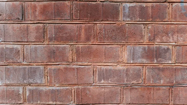 Wall Dark Red Rough Brick Close Textured Background Building Outdoors — Stock Photo, Image