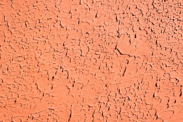 Masilla Naranja Decorativa Yeso Con Imitación Cepillo Gotea Lado Fondo —  Fotos de Stock