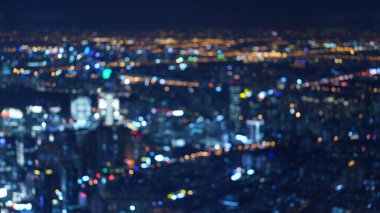 # Bulanık şehir gece manzarası # # Renkli ışıklar açık geceleri #