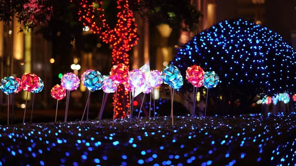 Les Belles Lanternes Vue Dans Les Jours Festival Chine — Photo