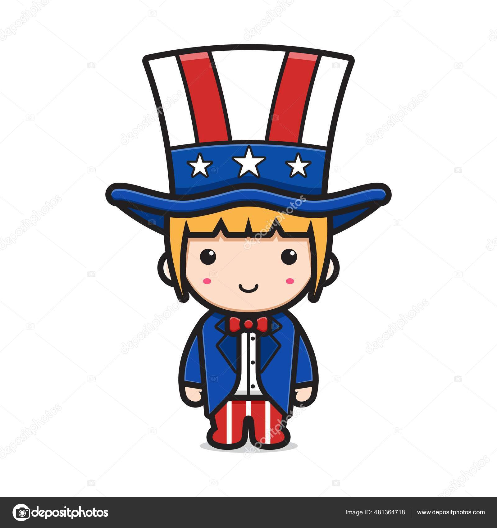 Female uncle sam ストック ベクター 画像, image size:1600x1700