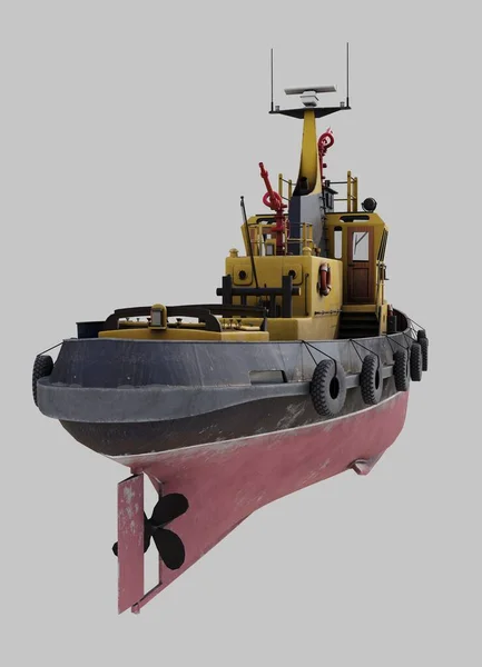 Illustration Tug Boat — Stock Photo, Image