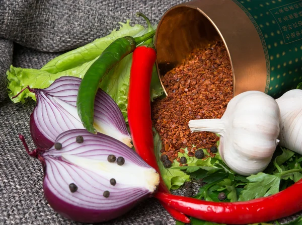 Vegetables on the table — Stock Photo, Image