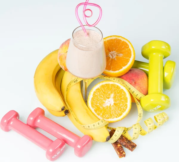 Eiwit shake met fruit — Stockfoto