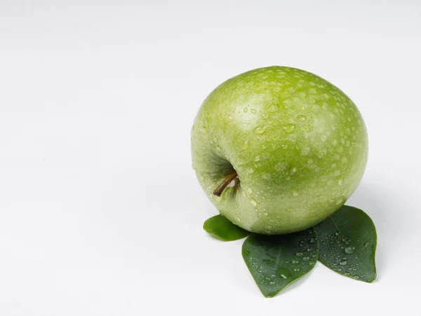 Apple with drops — Stock Photo, Image