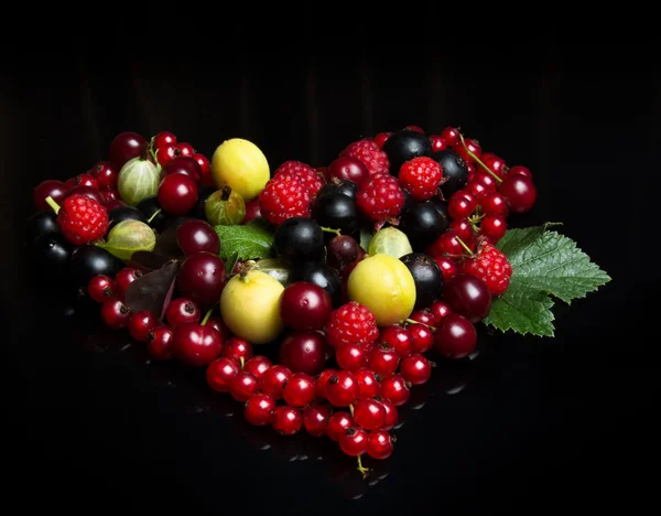 Símbolo de amor de frutos — Fotografia de Stock