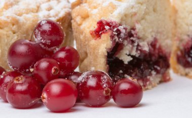 büyük sıcak kızılcık cupcake