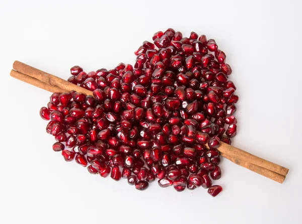 Símbolo de amor granada fruta —  Fotos de Stock