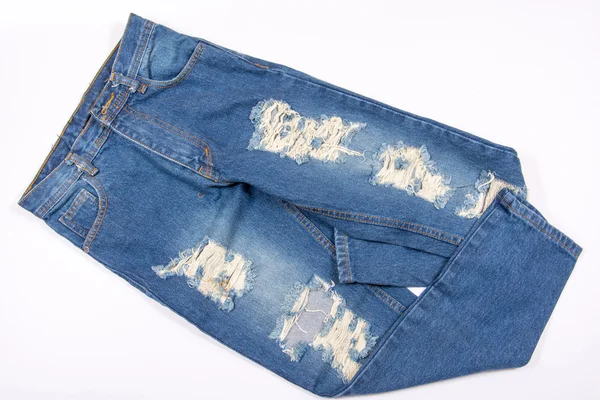 Blue jeans pants. — Stock Photo, Image