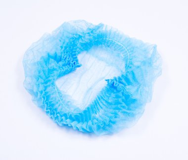 Cerrahi kap beyaz izole.