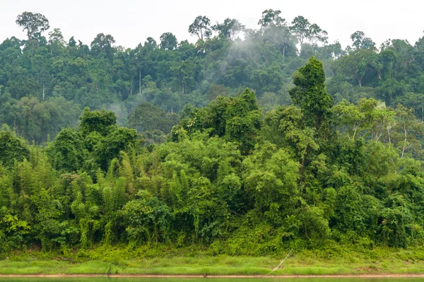Güzel mavi okyanus ve mavi gökyüzü.