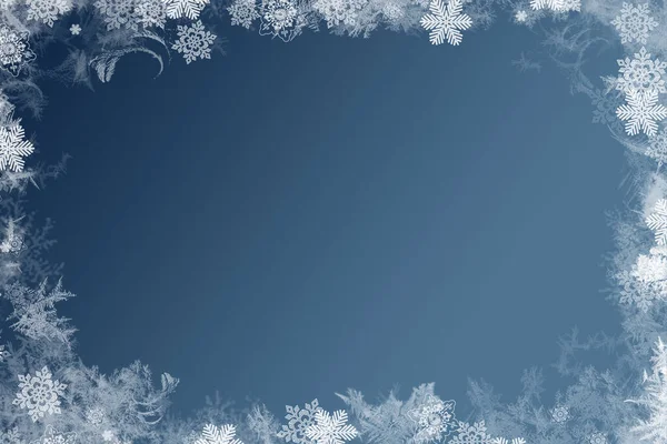 Christmas Blue Gradient Background Illustration Stock Background — Stock Photo, Image